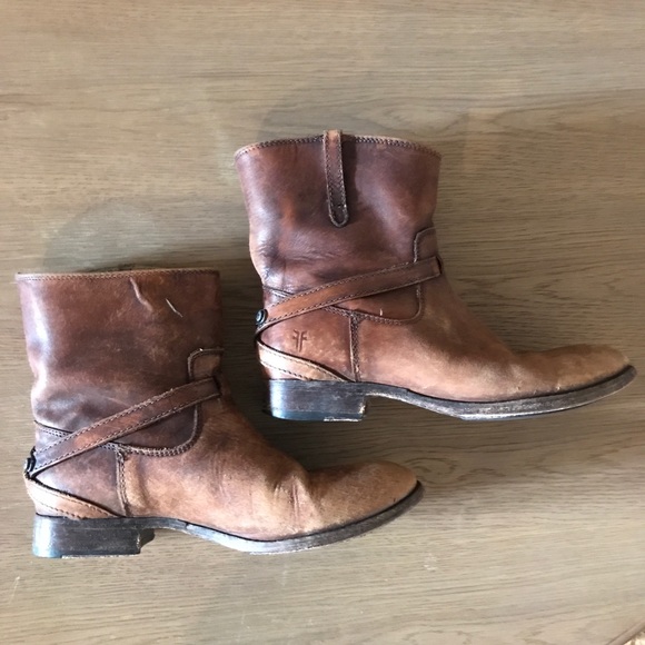 Frye Lindsay plate short boots - Picture 5 of 8